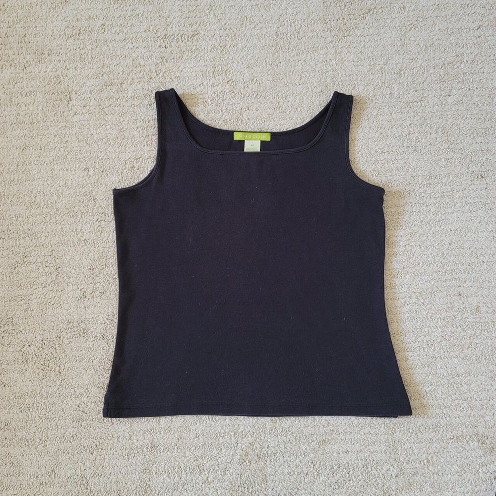 vintage 90s black tank top